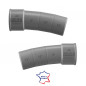 Codo multiángulo PVC 40 mm 5°/10°/15° macho hembra Codo multiángulo PVC 40 mm 5°/10°/15° macho hembra