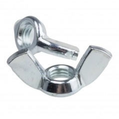 Wing nut diameter 5 mm galvanized steel, 6 pieces