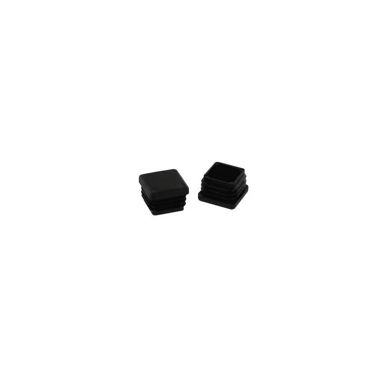 Square inset end cap, 37 x 37 mm, 4 pcs. Square inset end cap, 37 x 37 mm, 4 pcs.