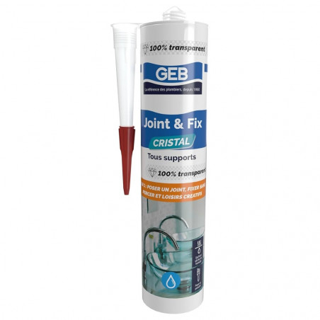 Tubo transparente de sellador y pegamento, 280 ml