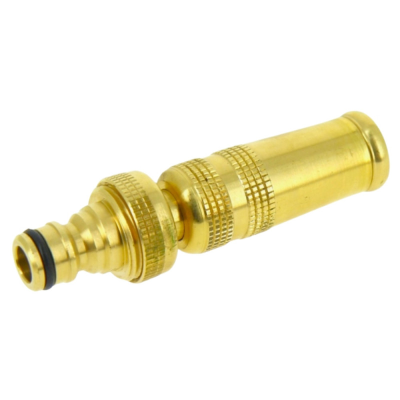 Brass watering wand, 2 jets, quick coupling, L.220 mm Brass watering wand, 2 jets, quick coupling, L.220 mm