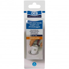 Sealing compound for sink, shower and washbasin drains in all materials
