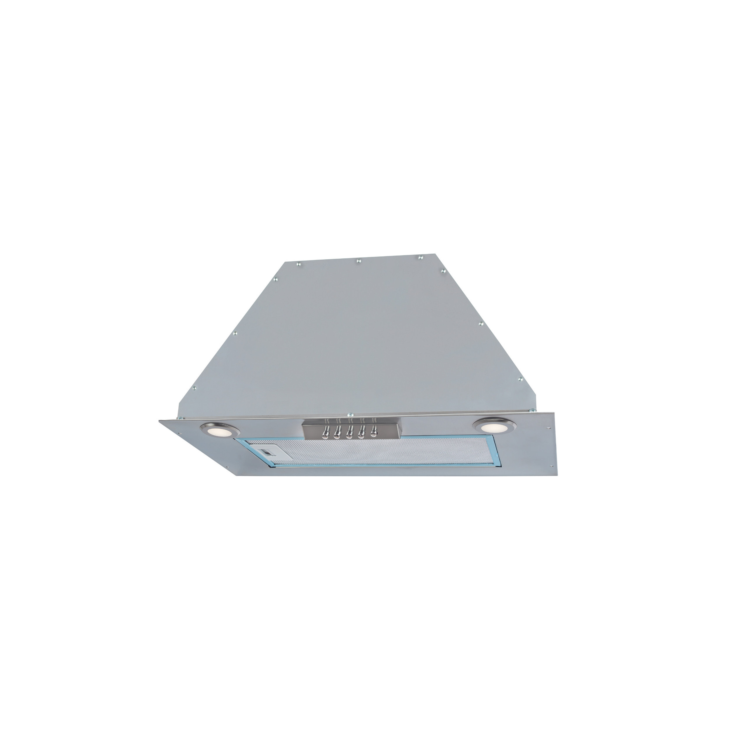 Unità di aspirazione in acciaio inox da 52 cm, 3 velocità 286m3/h.