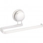 Towel ring with suction cup in chrome-plated metal. Towel ring with suction cup in chrome-plated metal.