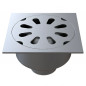 Siphon de cours inox 247x247 mm, sortie verticale 100 mm Siphon de cours inox 247x247 mm, sortie verticale 100 mm