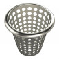 Cesta de acero inoxidable filtración residuos desagüe suelo salida 100 mm Cesta de acero inoxidable filtración residuos desagüe suelo salida 100 mm