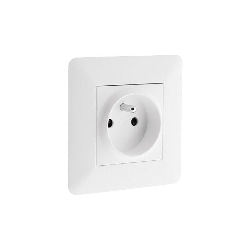 2-pole + earth flush-mounted socket model Artezo ZENITECH.