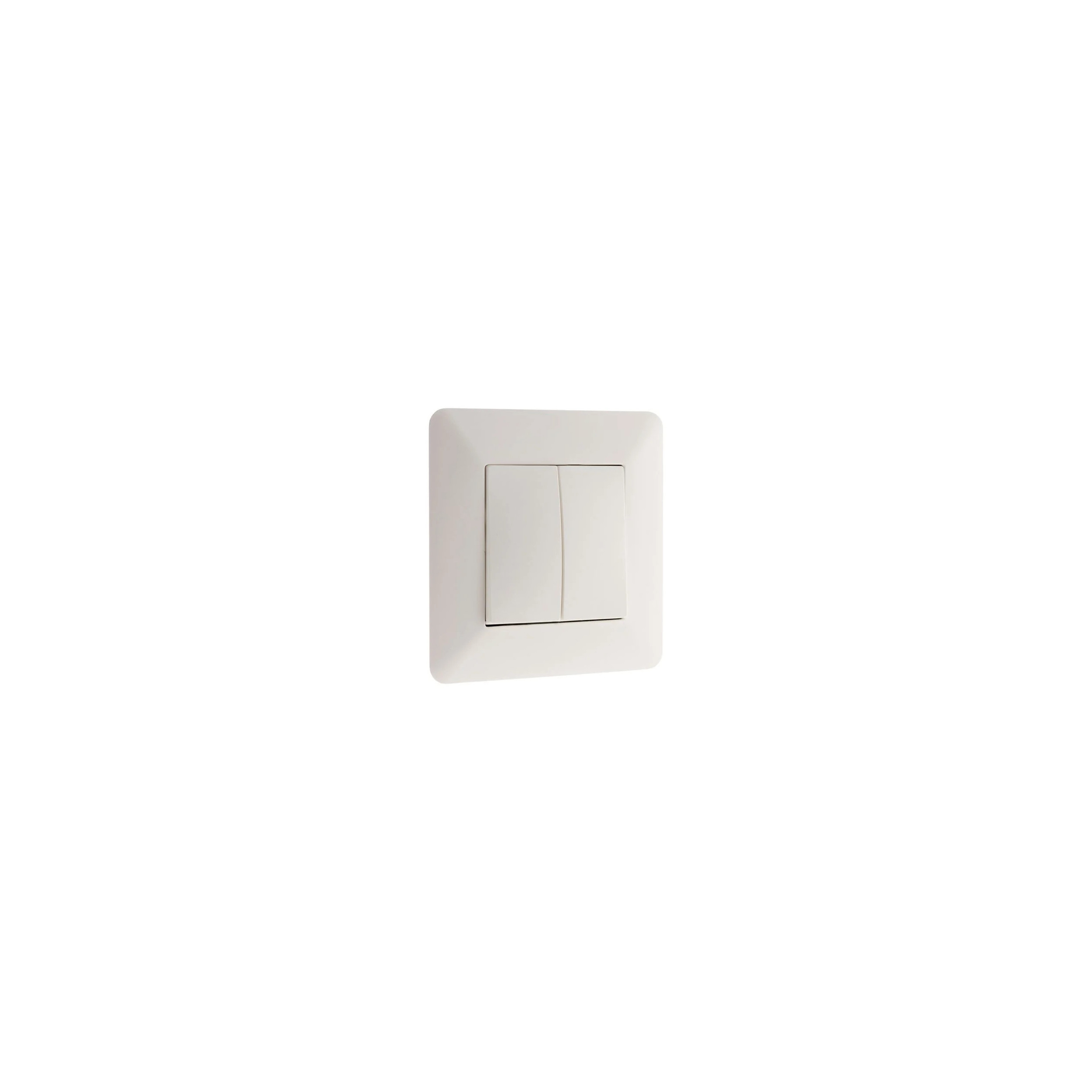 Double va-et-vient encastrable modèle ARTEZO blanc ZENITECH.