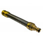 Flexible anti-kink watering tap F 20x27 with brass quick connector, 17 cm Flexible anti-kink watering tap F 20x27 with brass quick connector, 17 cm