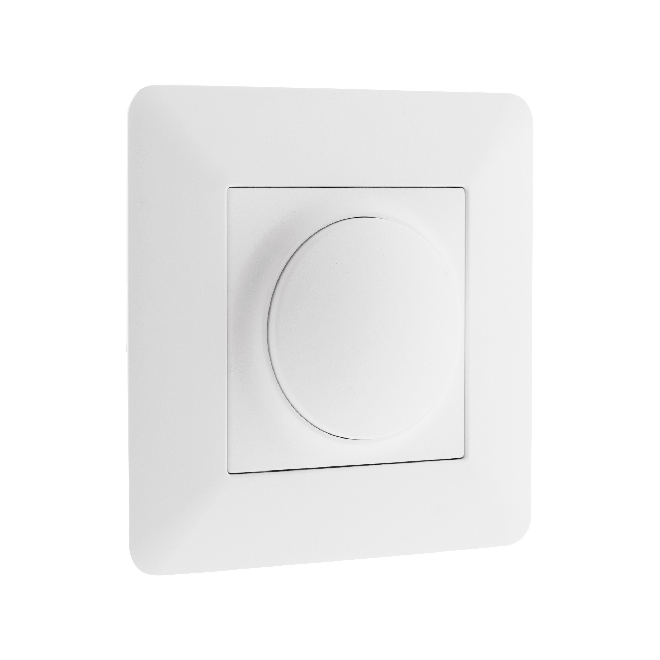 Variateur rotatif encastrable modèle ARTEZO blanc ZENITECH.