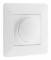 Plaque de sortie de câble encastrable modèle ARTEZO blanc ZENITECH. Plaque de sortie de câble encastrable modèle ARTEZO blanc ZENITECH.