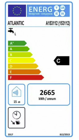 200L vertical single-phase electric water heater ZENEO Hybrid