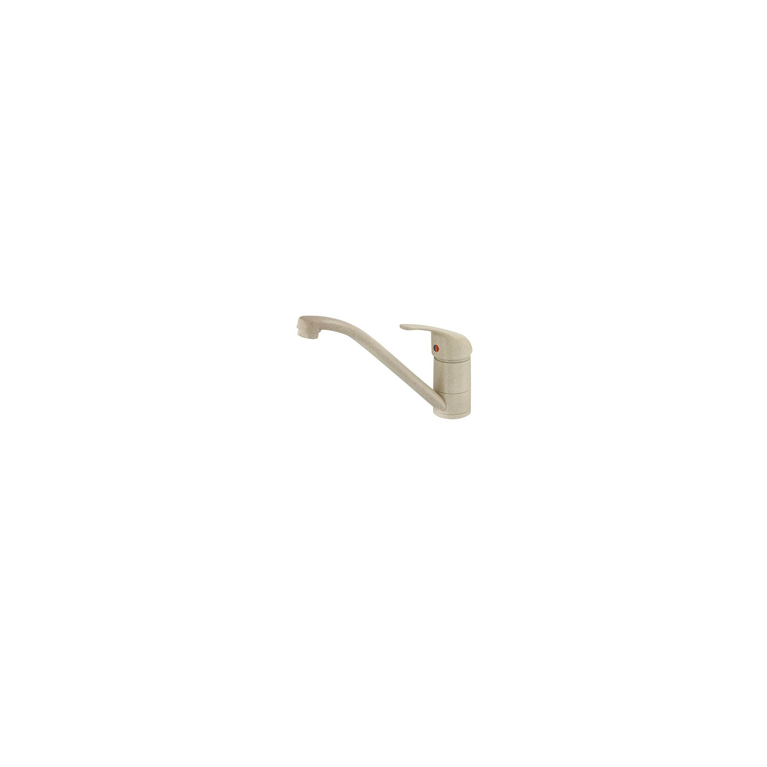 Mitigeur d'évier de cuisine  bec mobile couleur vieille pierre.