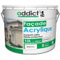 Peinture façade acrylique blanche 10L. Peinture façade acrylique blanche 10L.