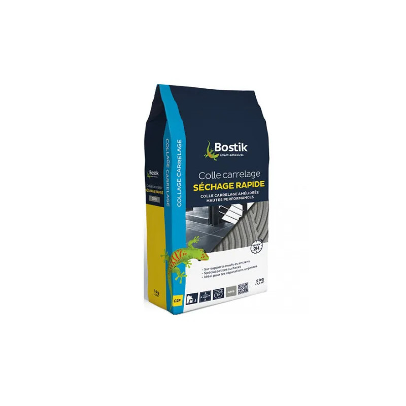 High-performance quick-drying tile adhesive, 5 kg bag High-performance quick-drying tile adhesive, 5 kg bag