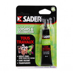 Colle tous travaux transparente 30mL.