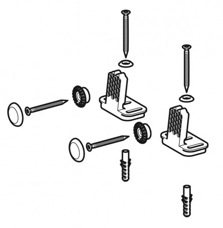 Geberit fixing kit for floor-mounted toilets and bidets