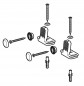 Geberit fixing kit for floor-mounted toilets and bidets Geberit fixing kit for floor-mounted toilets and bidets