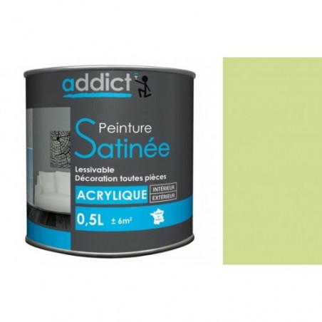 Multi-substrate acrylic paint, Anis satin, 0.5 liter.