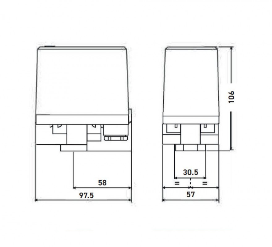 Inverted Switch XMX reverse pressure switch with JETLY 412560 connector