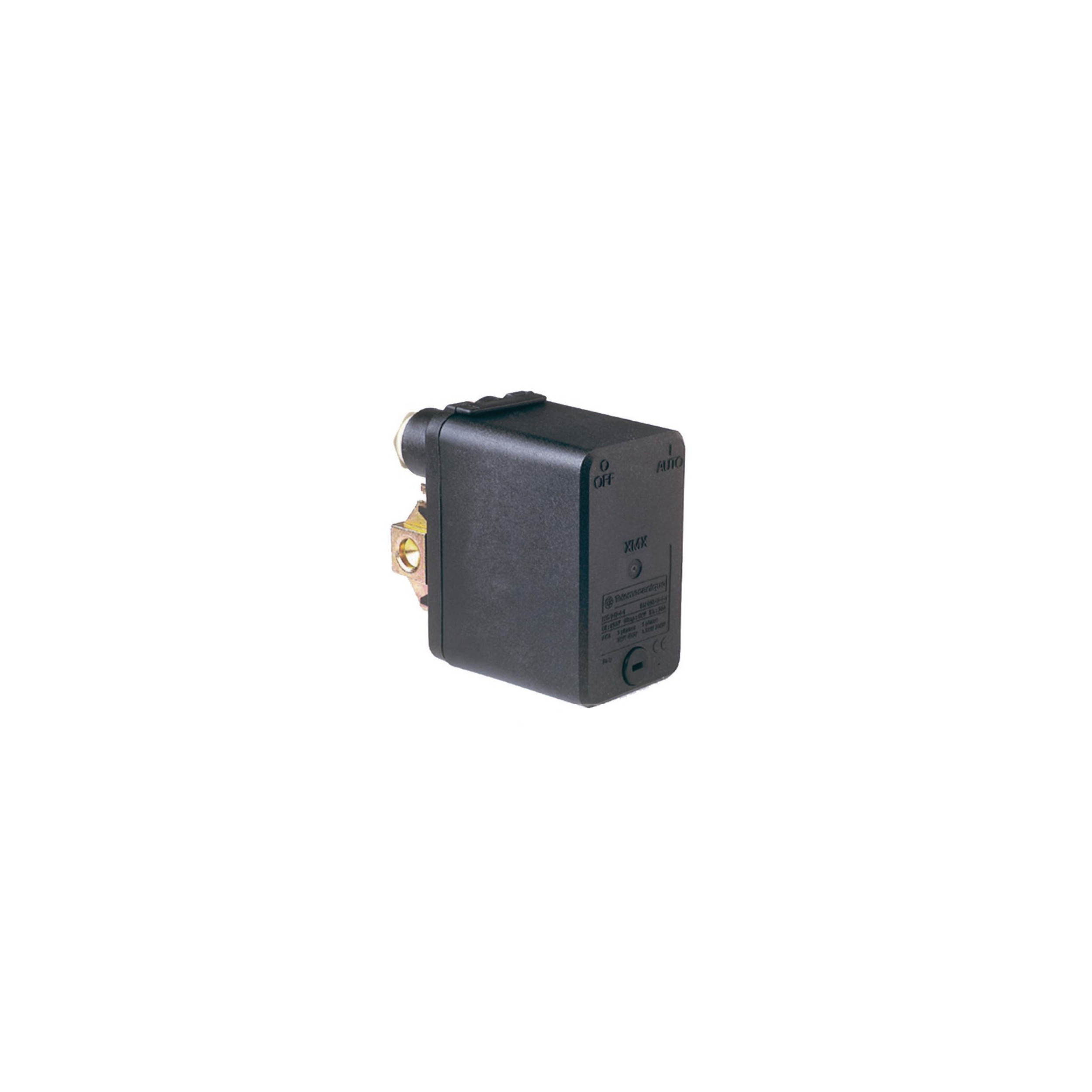 XMX inverted pressure switch with pressure gauge connection
