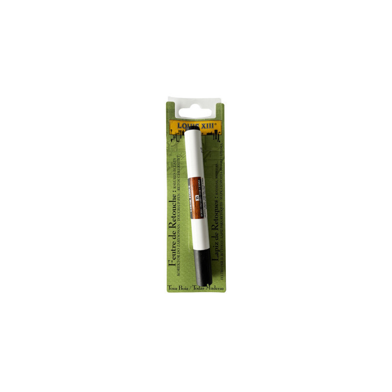 Rotulador para retocar madera, roble oscuro.
