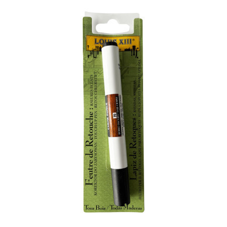 Rotulador para retocar madera, roble oscuro.