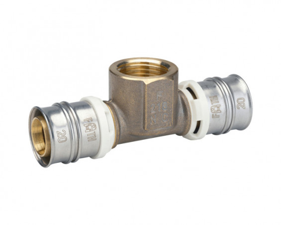 Té laiton multicouche type radial femelle 20/15x21/20.