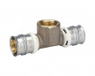 Té laiton multicouche type radial femelle 20/15x21/20. Té laiton multicouche type radial femelle 20/15x21/20.