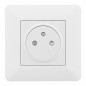 Two-pole + ground flush-mount socket ARTEZO model white. Two-pole + ground flush-mount socket ARTEZO model white.