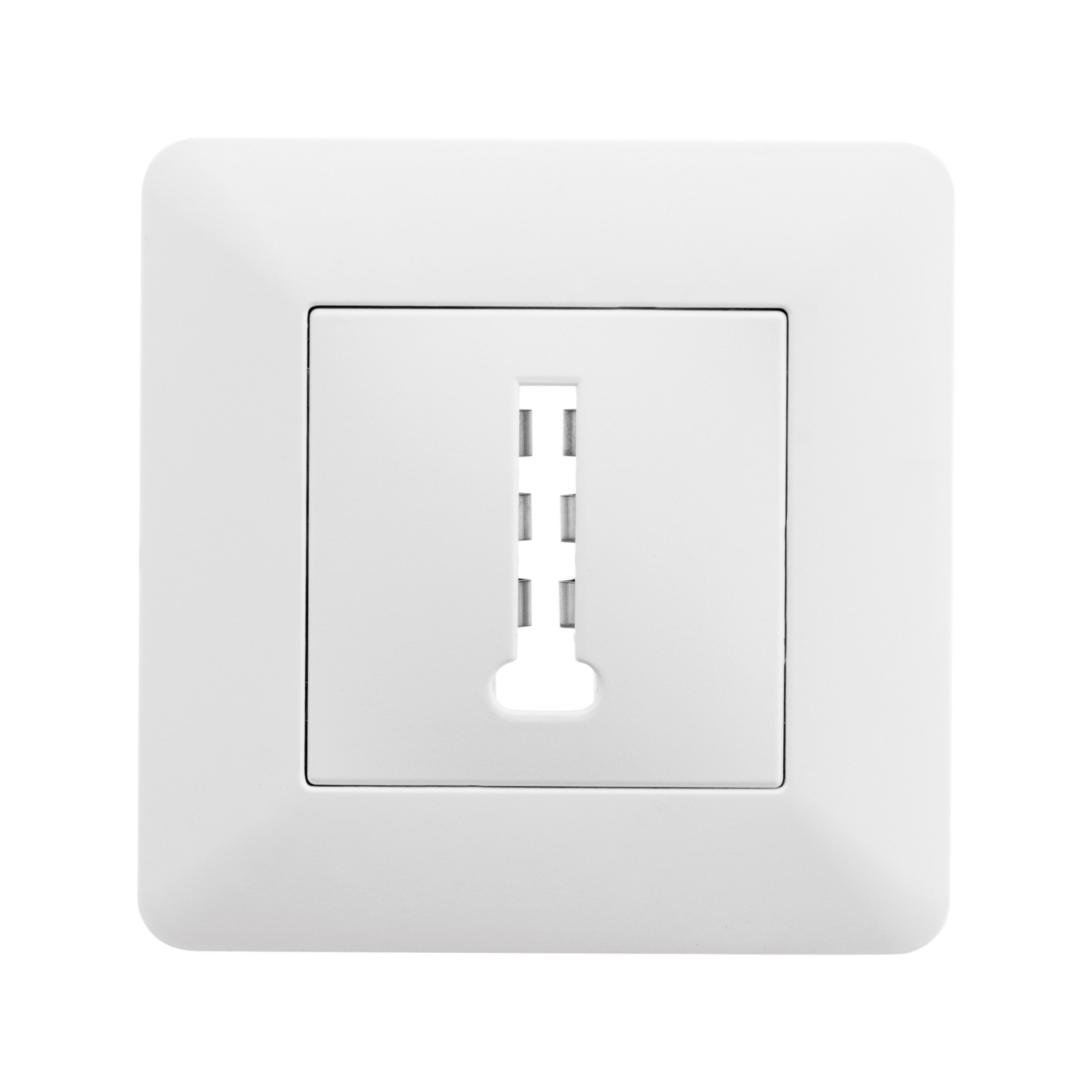 ARTEZO 8-polige inbouw telefooncontactdoos, wit.
