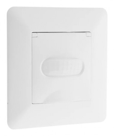 Interrupteur automatique encastrable modèle ARTEZO blanc.