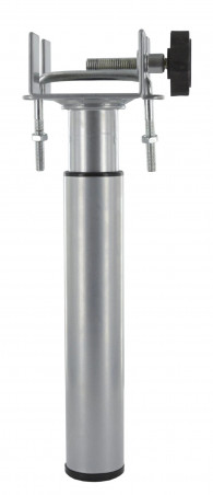 Adjustable aluminium grey base 170 to 250mm for metal frame base