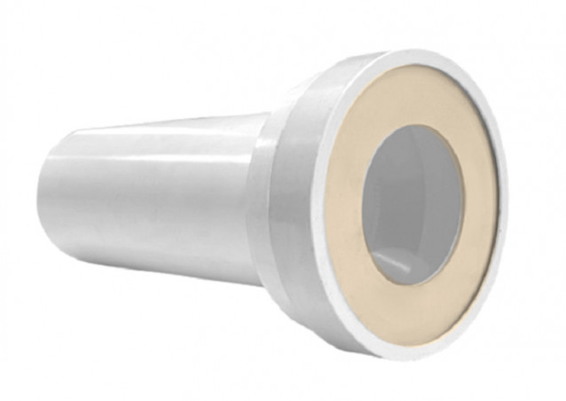 Pipe droite, manchon d'évacuation WC diamètre 90 mm, longueur 250 mm