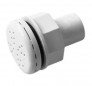 Cappa soffiante con pannello frontale in plastica bianca Cappa soffiante con pannello frontale in plastica bianca