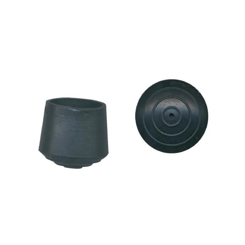 Embout enveloppant en caoutchouc diamètre 25mm, 2 pièces. Embout enveloppant en caoutchouc diamètre 25mm, 2 pièces.