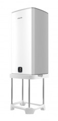 Stativ für Warmwasserbereiter LINEO mit quadratischer Basis 490 x 490 mm, 100 bis 150L