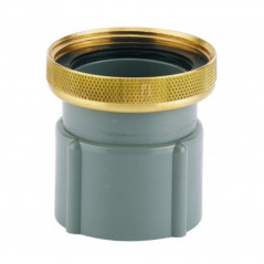 Tappo terminale 32 mm dado in ottone 33x42 per PVC flessibile FITOFLEX