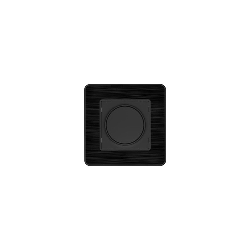 Einbau-Drehdimmer Modell KOURO Metall schwarz gebürstet ZENITECH Einbau-Drehdimmer Modell KOURO Metall schwarz gebürstet ZENITECH