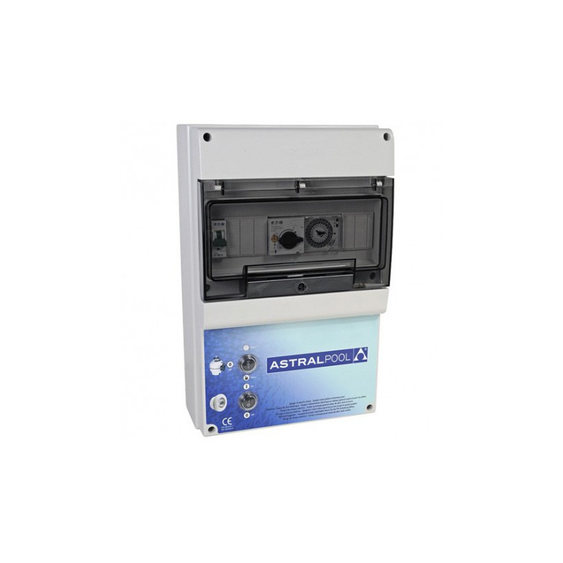 Coffret électrique pour filtration piscine + 1 projecteur Coffret électrique pour filtration piscine + 1 projecteur
