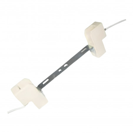 Douille à étrier pour lampe halogène R7S 119 mm, support linéaire éclairage intérieur/extérieur