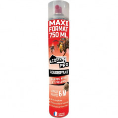 Foudroyant guêpes, nids et frelons longue portée 750ml ECOGENE