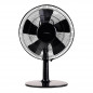 Ventilateur de table noir diamètre 30cm. Ventilateur de table noir diamètre 30cm.