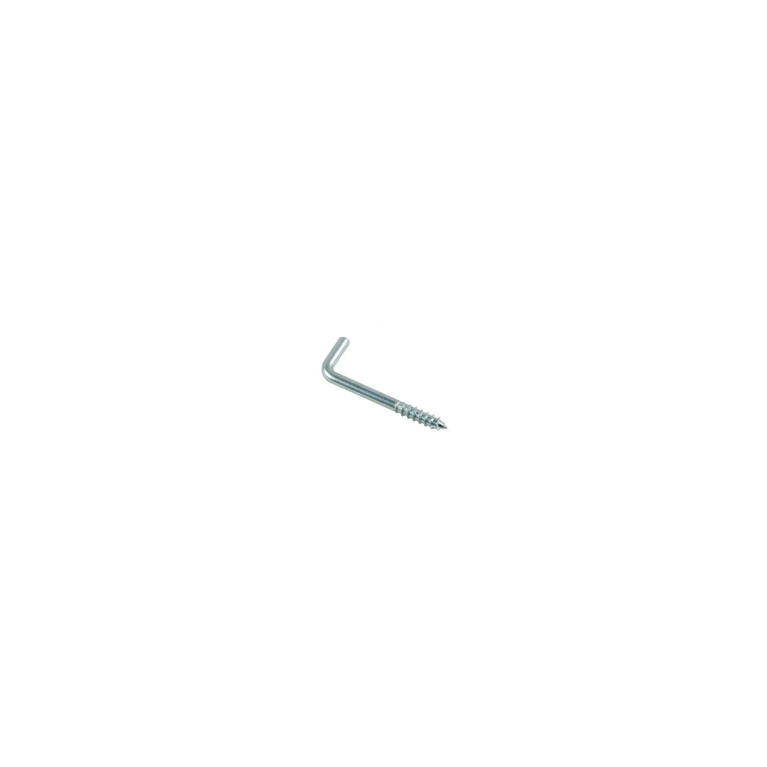 Bisagra de tornillo de acero cincado 6x80mm 2 piezas