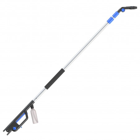 Lance télescopique nettoyage toiture et façade haute et basse pression 3,9 m, accessoires complets