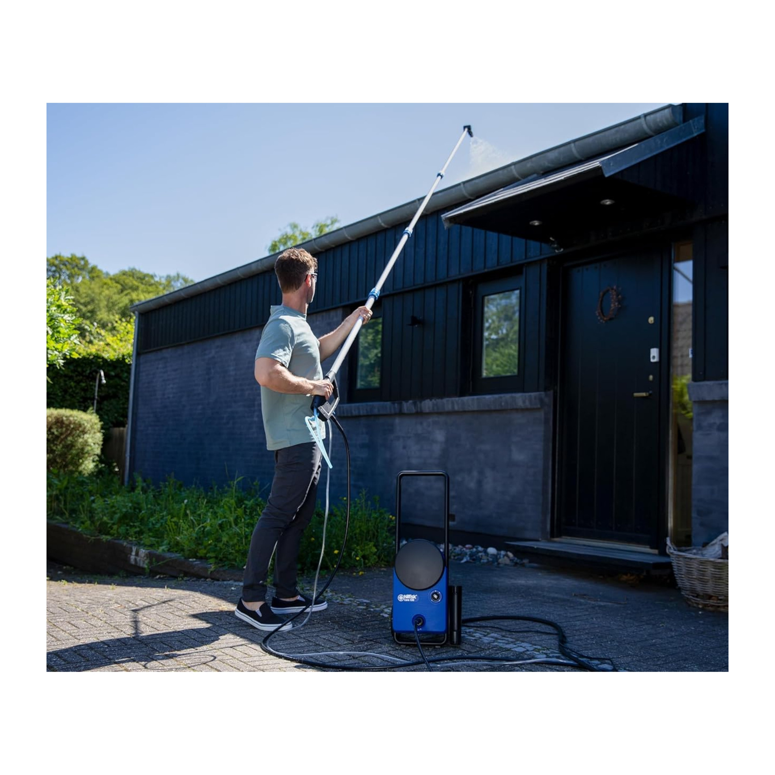 Lance Flexpower Plus Bleu sans Gicleur pour Nettoyeur Haute Pression
