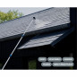 Lance télescopique nettoyage toiture et façade haute et basse pression 3,9 m, accessoires complets Lance télescopique nettoyage toiture et façade haute et basse pression 3,9 m, accessoires complets