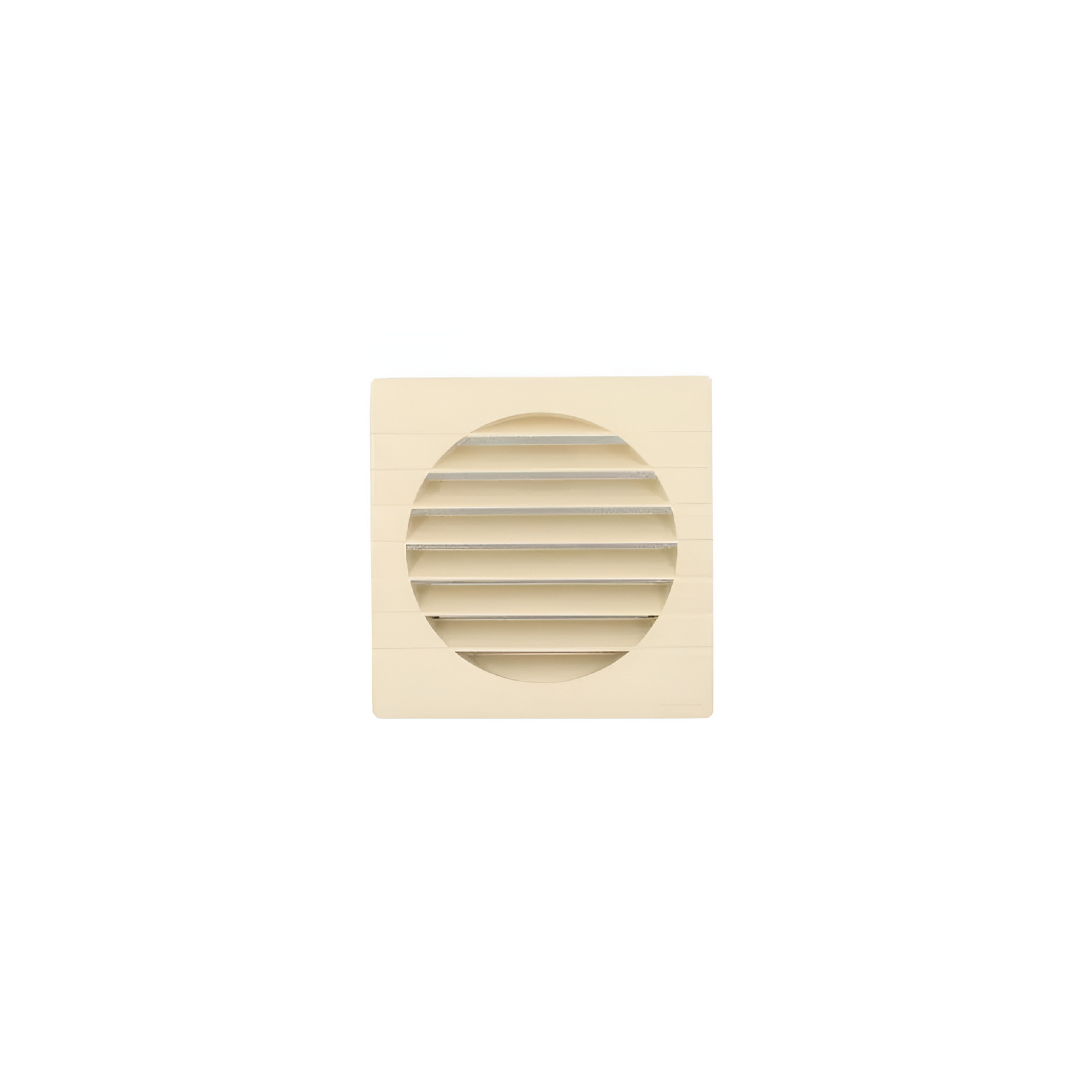 Griglia di ventilazione quadrata speciale facciata 184x184 mm, per tubi PVC diametro 160, sabbia NICOLL 1GETM160 - Immagine 1/2