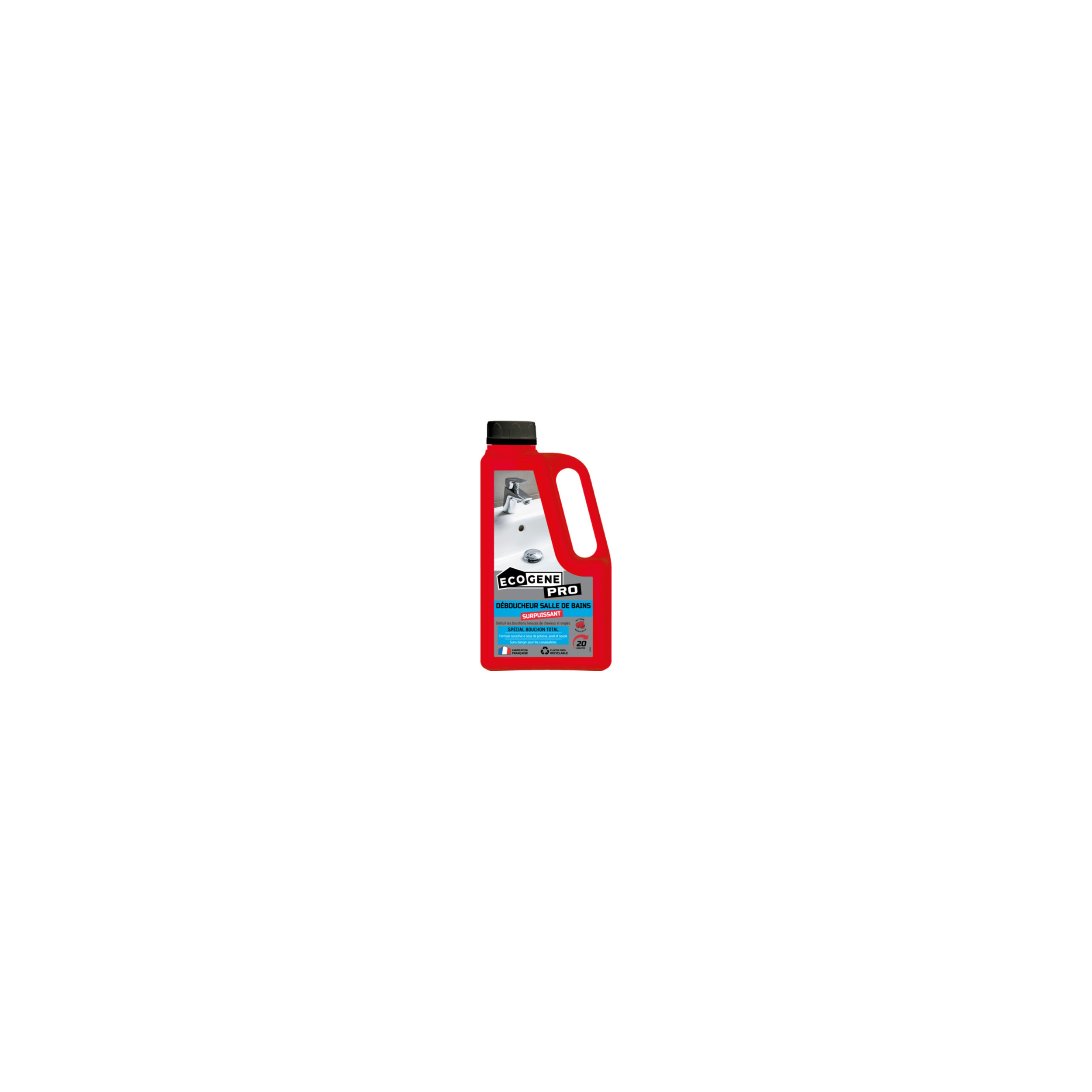 ECOGENE PRO 1L heavy-duty bathroom drain opener