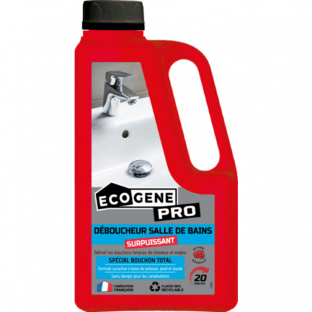 Déboucheur surpuissant salle de bain ECOGENE PRO 1L